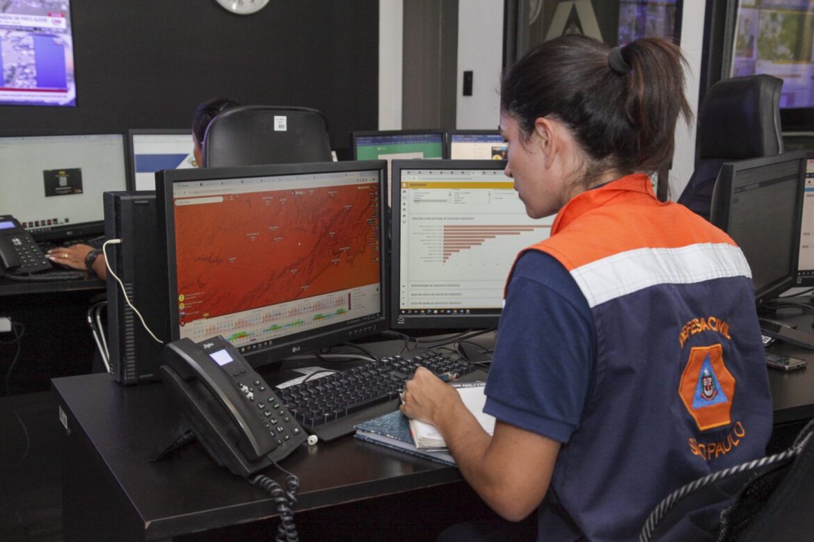 Defesa Civil do Estado alerta para chuvas e ventos intensos entre sexta e domingo em SP